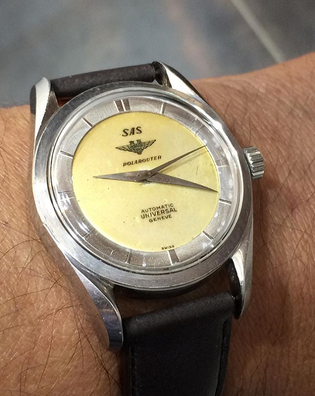 The rare SAS Polarouter by Universal Geneve