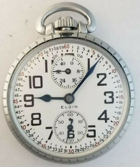 elgin bw raymond pocket watch