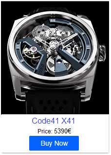 CODE41: 89 watches with prices – The Watch Pages